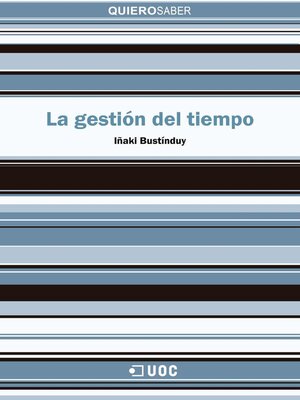 cover image of La gestión del tiempo